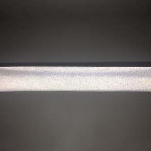 亮銀單面反光彈力包邊帶