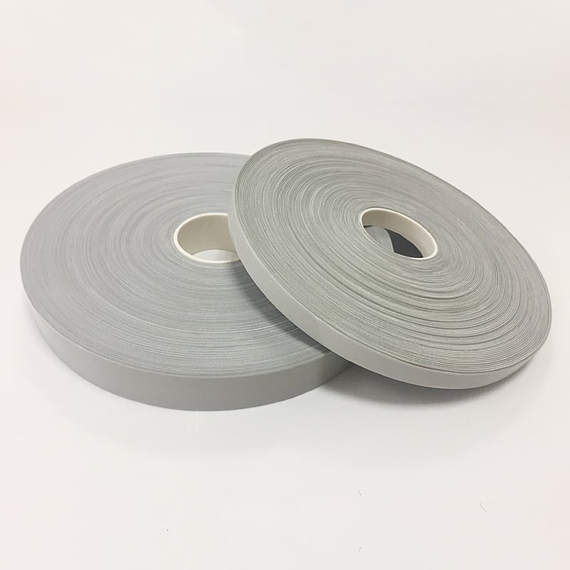 亮銀單面反光彈力包邊帶