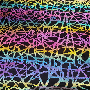 炫彩印花圓點(diǎn)反光面料20號圖