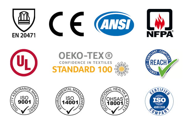 反光證書EN20471證書